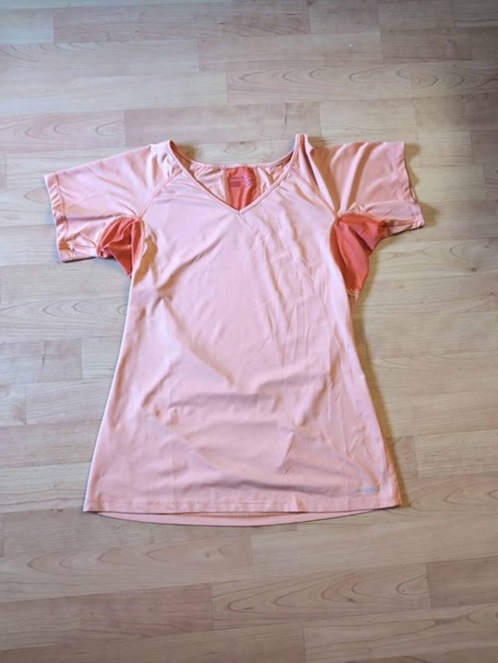 Eddie Bauer orange athletic short sleeve t-shirt size medium